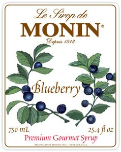 Monin Blueberry Syrup 70cl