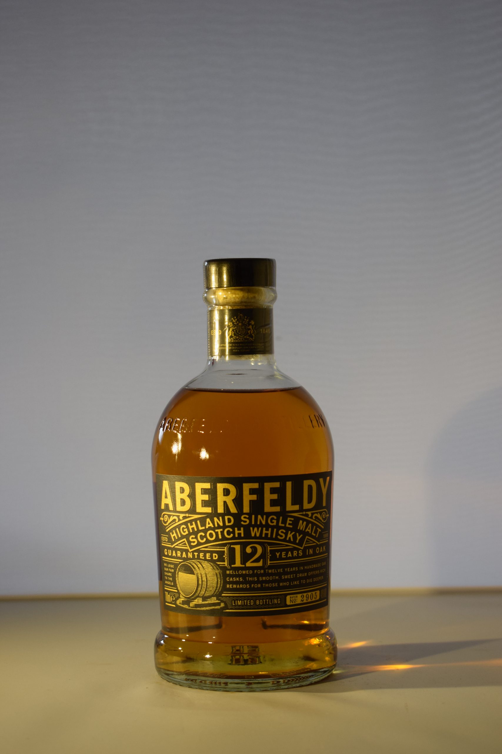 Aberfeldy 12-Year-Old Single Malt Scotch Whiskey 70CL