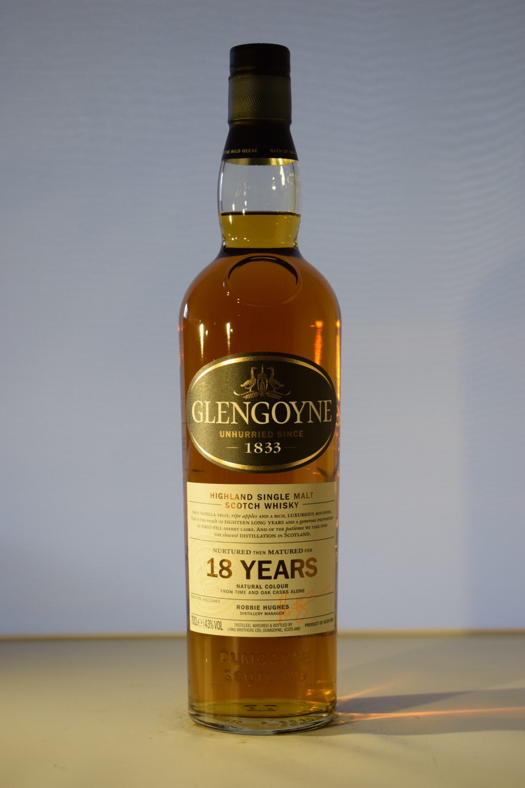 Glengoyne 18year Old Highland Single Malt Scotch Whiskey  70CL